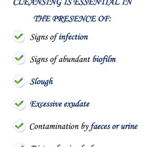 wound cleansing neccesary