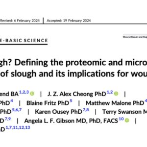 estudio proteómico y microbiológico del esfacelo